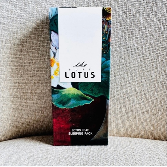 The Pure Lotus Leaf Sleeping Pack Korean Skincare NIB - Picture 3 of 4